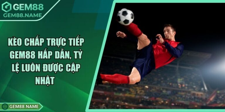 Kèo chấp trực tiếp Gem88 là loại hình cá cược hấp dẫn đang được nhiều người chơi lựa chọn tại nền tảng Gem88. Với tỷ lệ chấp linh hoạt theo từng phút thi đấu, người chơi có thể đưa ra quyết định dựa trên diễn biến trận đấu thực tế. Đây là ưu thế lớn giúp tăng khả năng chiến thắng khi đặt cược. Kèo chấp trực tiếp Gem88 là gì Kèo chấp trực tiếp Gem88 là loại cá cược được cập nhật liên tục trong quá trình trận đấu diễn ra. Người chơi không cần dựa vào phân tích trước trận, mà có thể đặt cược theo tình hình thực tế trên sân. Tùy theo đội bóng nào đang chiếm ưu thế, nhà cái sẽ điều chỉnh tỷ lệ chấp để phù hợp. Đây là hình thức cá cược mang tính tương tác cao, phù hợp với những ai yêu thích theo dõi bóng đá trực tiếp và phản ứng nhanh. Nhờ vậy, người chơi có thêm cơ hội tối ưu hóa lợi nhuận nếu có khả năng quan sát và ra quyết định nhanh chóng khi biến động xảy ra. Tìm hiểu kèo chấp trực tiếp Gem88 là gì Hướng dẫn soi kèo chấp trực tiếp Gem88 Để soi kèo chấp trực tiếp chính xác chuẩn không cần chỉnh. Người chơi cần áp dụng những nguyên tắc cơ bản dưới đây khi tham gia vào cá cược tại nhà cái hàng đầu Quan sát nhịp độ trận đấu và thế trận Việc quan sát diễn biến trên sân là bước đầu tiên khi chơi kèo chấp trực tiếp Gem88. Bạn cần theo dõi đội nào kiểm soát bóng nhiều hơn, có lối chơi chủ động và tạo ra nhiều cơ hội nguy hiểm. Nếu một đội ép sân liên tục, khả năng họ ghi bàn là rất cao, nên ưu tiên chọn đội đó. Ngược lại, nếu trận đấu đang cân bằng, hãy cân nhắc kỹ lưỡng hoặc chờ biến động rõ ràng hơn để đặt cược. Theo dõi tỷ lệ chấp biến động từng phút Kèo chấp trực tiếp Gem88 thay đổi liên tục theo thời gian thi đấu và tình hình trận đấu. Người chơi nên cập nhật tỷ lệ chấp từng phút để tìm ra thời điểm vào soi hợp lý. Đôi khi, biến động quá nhanh cũng là dấu hiệu có điều bất thường, cần cẩn trọng. Đặt cược vào thời điểm hợp lý sẽ tối ưu được tỷ lệ thắng. Càng chủ động theo dõi, bạn càng có nhiều cơ hội tận dụng lợi thế. Cân nhắc yếu tố đội hình và thay người Một yếu tố quan trọng trong kèo chấp trực tiếp Gem88 là theo dõi thay đổi về đội hình, đặc biệt là những tình huống thay người có thể thay đổi cục diện. Nếu một đội đưa vào sân tiền đạo chủ lực hoặc thay đổi chiến thuật, khả năng ghi bàn sẽ tăng lên đáng kể. Khi nhận thấy đội hình thay đổi theo hướng tấn công, bạn có thể cân nhắc cược vào đội đó. Cân nhắc điều kiện về đội hình và thay người Ưu điểm của kèo chấp trực tiếp Gem88 Kèo chấp trực tiếp sở hữu nhiều lợi thế vượt trội. Mang lại trải nghiệm cá cược hấp dẫn cho người chơi với những ưu điểm không thể bỏ qua sau đây Cập nhật kèo chấp trực tiếp Gem88 theo thời gian thực Một trong những điểm nổi bật nhất của cá cược chấp trực tiếp là khả năng cập nhật kèo cực nhanh, phản ánh chính xác từng tình huống trên sân. Tốc độ xử lý dữ liệu của nhà cái đảm bảo người chơi luôn tiếp cận được thông tin chuẩn xác từng giây. Điều này giúp người chơi phản ứng kịp thời, tránh bị sai lệch thông tin. Không phải nhà cái nào cũng đảm bảo độ cập nhật nhanh như Gem88. Đây là lợi thế cực kỳ quan trọng đối với người chơi cá cược trực tiếp. Tăng khả năng thắng nhờ theo sát diễn biến Khác với cược trước trận, kèo chấp trực tiếp Gem88 cho phép người chơi dựa trên cảm nhận thực tế. Bạn có thể đánh giá chính xác hơn dựa vào phong độ, thể lực cầu thủ, lối chơi trong trận và điều kiện sân bãi. Khi có thể theo sát trận đấu, khả năng thắng cược được nâng cao. Không còn phụ thuộc hoàn toàn vào dự đoán, bạn có thể điều chỉnh chiến thuật liên tục. Với những ai yêu thích sự thay đổi và tư duy chiến thuật, kèo này là lựa chọn cực kỳ hợp lý. Người chơi phải tạo khả năng thắng theo sát diễn biến Linh hoạt tận dụng mọi thời cơ để cược Điểm mạnh của kèo chấp trực tiếp Gem88 còn nằm ở sự linh hoạt trong thời gian đặt cược. Người chơi không cần phải vội vàng quyết định trước trận mà có thể đặt cược trong suốt thời gian trận đấu. Bạn có thể đặt ngay khi nhận thấy cơ hội tốt, từ phút đầu đến phút cuối cùng. Điều này giúp người chơi có nhiều lựa chọn hơn trong việc vào tiền, đồng thời cũng giảm được áp lực tâm lý khi phải cược sớm. Với sự tự do cao, kèo chấp trực tiếp thực sự là hình thức cá cược đáng trải nghiệm. Kết luận Kèo chấp trực tiếp Gem88 mang lại sự chủ động và linh hoạt cho người chơi trong suốt thời gian trận đấu. Với tỷ lệ cập nhật chuẩn xác, tốc độ xử lý nhanh và trải nghiệm cá cược mượt mà, Gem88 là nền tảng đáng tin cậy để thử sức với loại kèo hấp dẫn này.